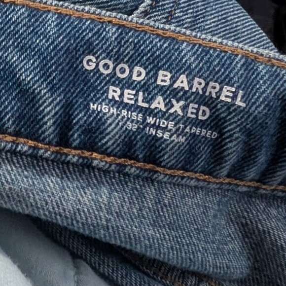 Good American | Good Barrel Relaxed Jeans Indigo740 - Picture 9 of 14